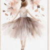 Ballerina kinderkamer poster