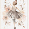 Ballerina kinderkamer poster