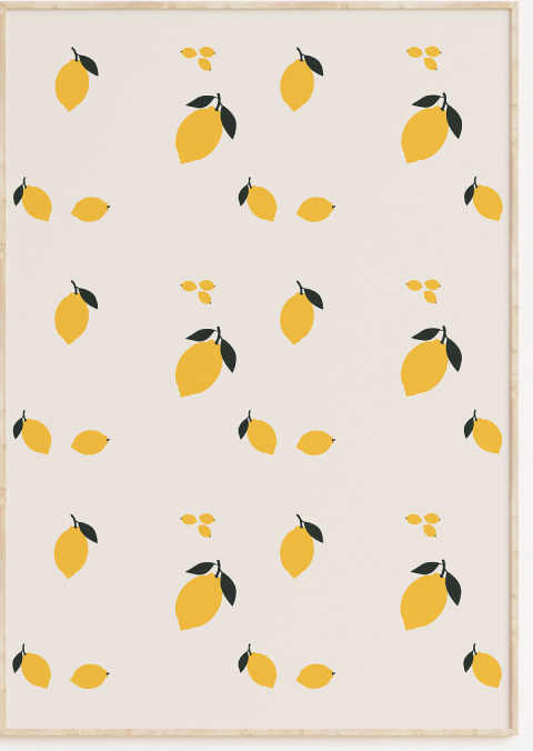 Fruit poster citroen