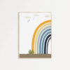 Zeewereld regenboog kinderkamer poster