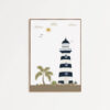 Zeewereld kinderkamer poster