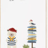 Zeewereld kinderkamer poster