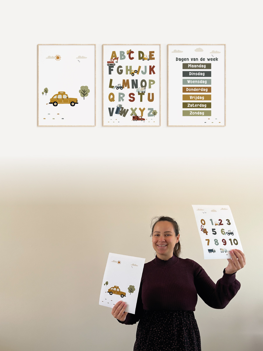 Alfabet kinderposters